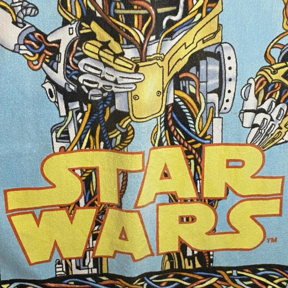 Vintage C-3PO Star Wars Beach Towel 100% Cotton Lucas Film Robot Pre Covered